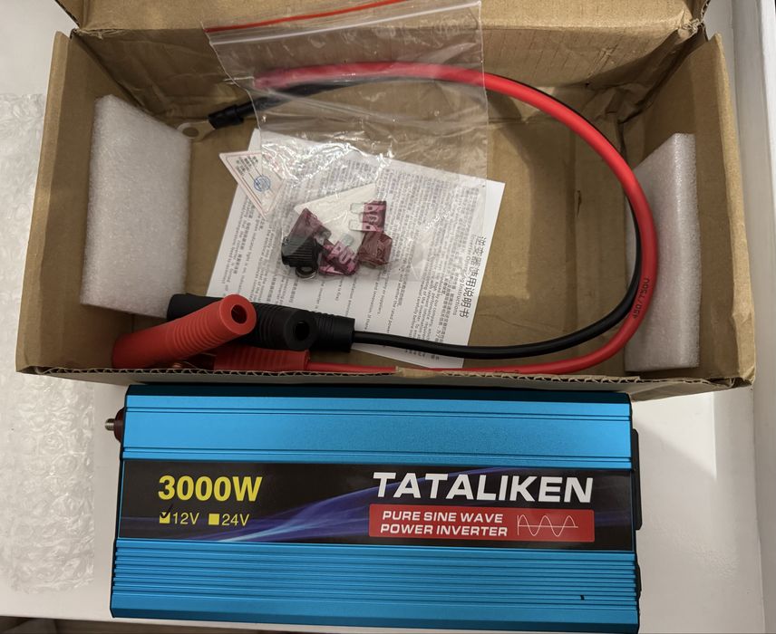 Інвектор чистий сінус  12v на 220v Tataliken 3000W