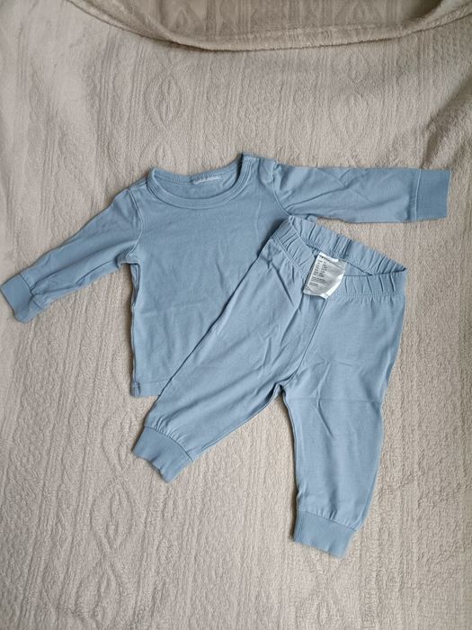 H&M komplet piżamka długo rękaw 56
