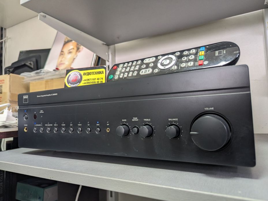 Hi-Fi Стерео усилитель NAD C-355 Bee. 2х120 Вт. PreOut. Идеал!