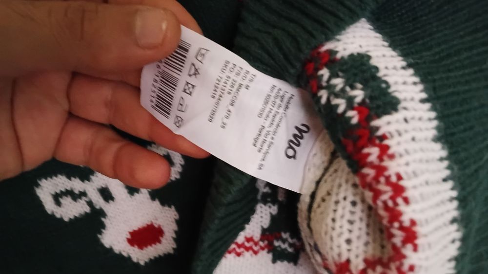 Camisola de natal de malha