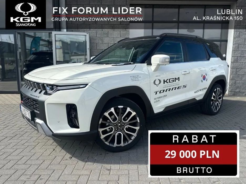SsangYong/KGM Torres TORRES WILD 4x4 automat Demo - Niski Przebieg