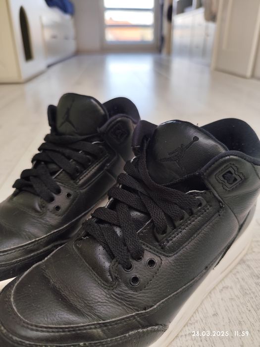 Air Jordan 3 retro cyber monday Nike 37,5 Black czarne