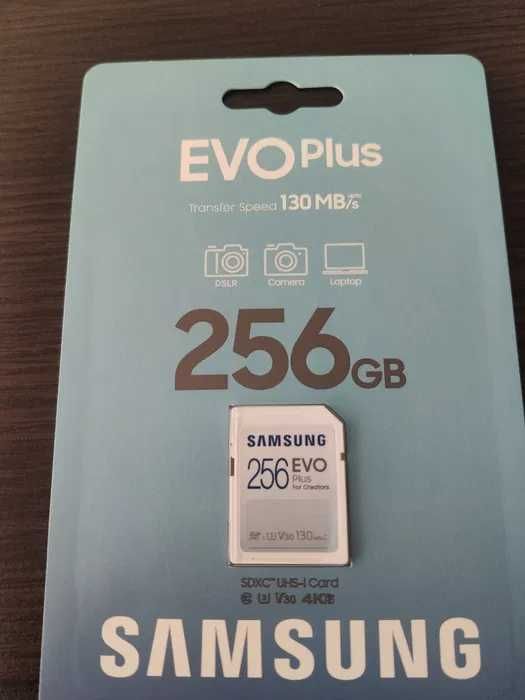 Karta pamięci Samsung 256GB SDXC EVO Plus 130MB/s