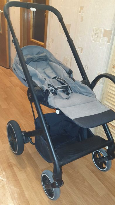 Візок ПРОГУЛКА Cybex (Коляска) Balios S Lux Soho Grey (з бампером)
