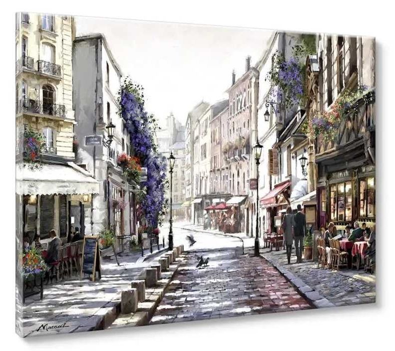 Obraz na płótnie 60x80 cm Styler Canvas Watercolor ST243 Paris 2