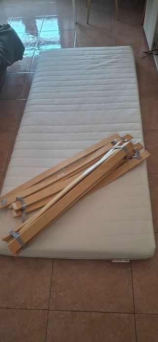 Colchão e estrado 90x200