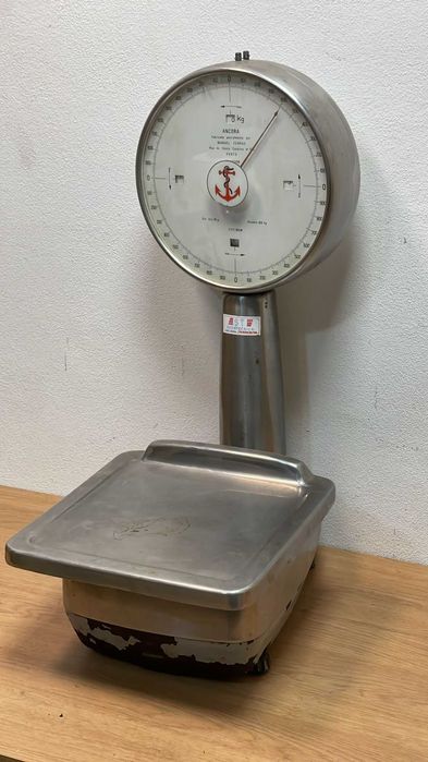 Balanças antigas de mercearia duplo mostrador
