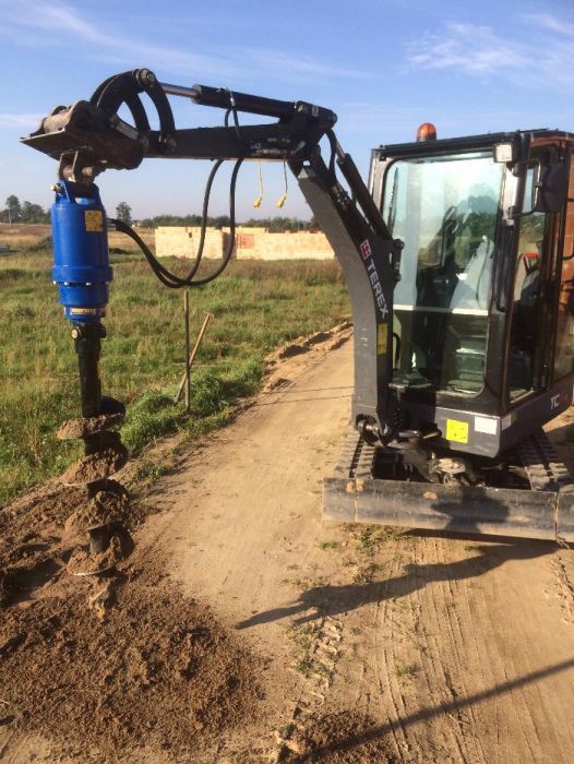 Usługi wiertnicą glebową, świder, wiercenie w trudnym terenie