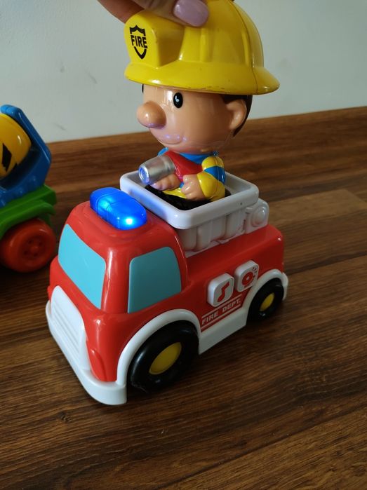 Auto, betoniarka, wóz strażacki 3sztuki