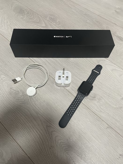 Apple Watch Series 3 Nike 42mm GPS + Cellular Space Gray | Повний комплект