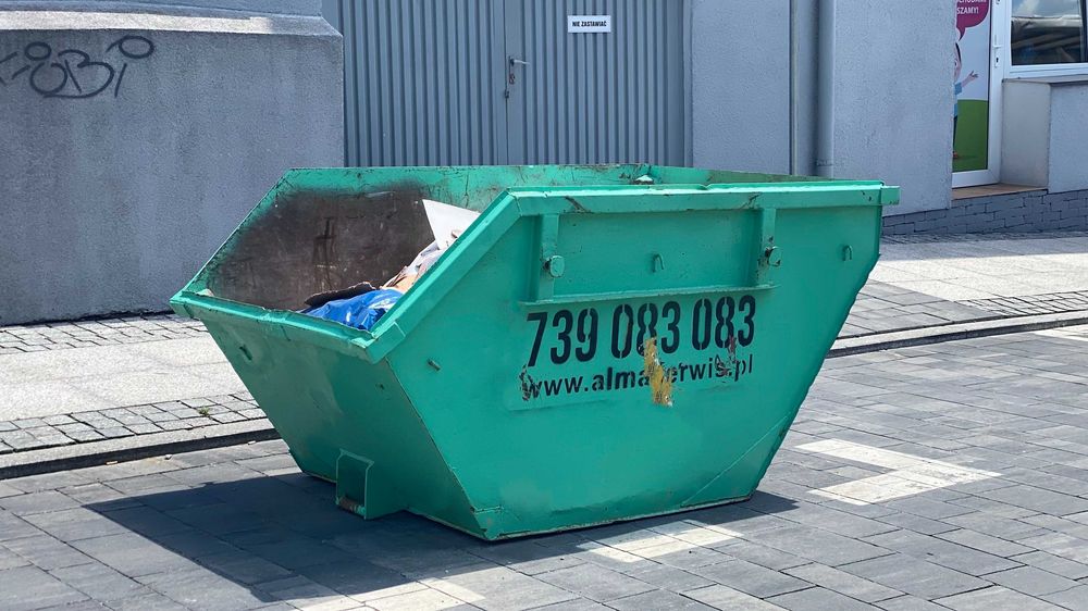 Kontenery na ODPADY śmieci gruz - Luboń Komorniki
