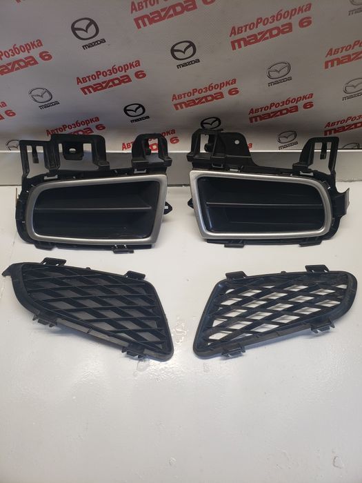 Решітка Mazda 6 gg заглушка решітки бампера Мазда 6 решотки решотка