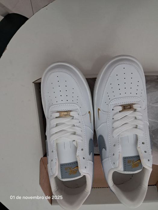 Air force branco ouro