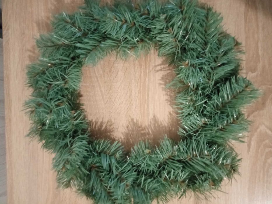 Вінок на двері новорічний 35 см