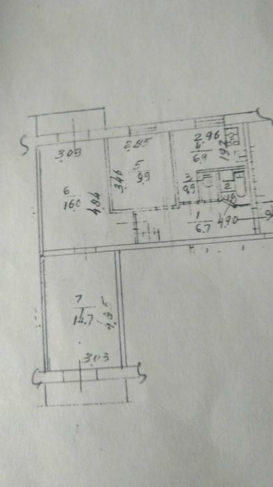 Продам 3-х кімнатну квартиру на Лісовому,вул.Курчатова   52000$