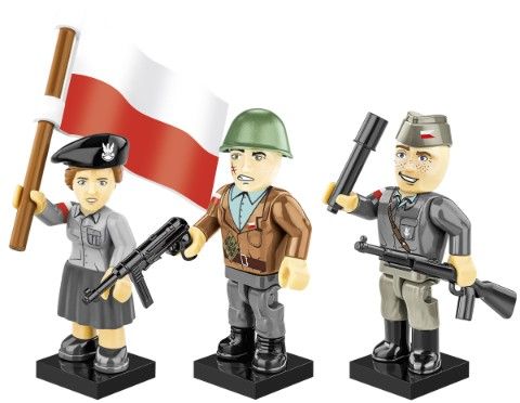 Klocki Cobi 2057 Figurki Powstańcy Warszawcy Z 1944 Roku Hc 35 El.