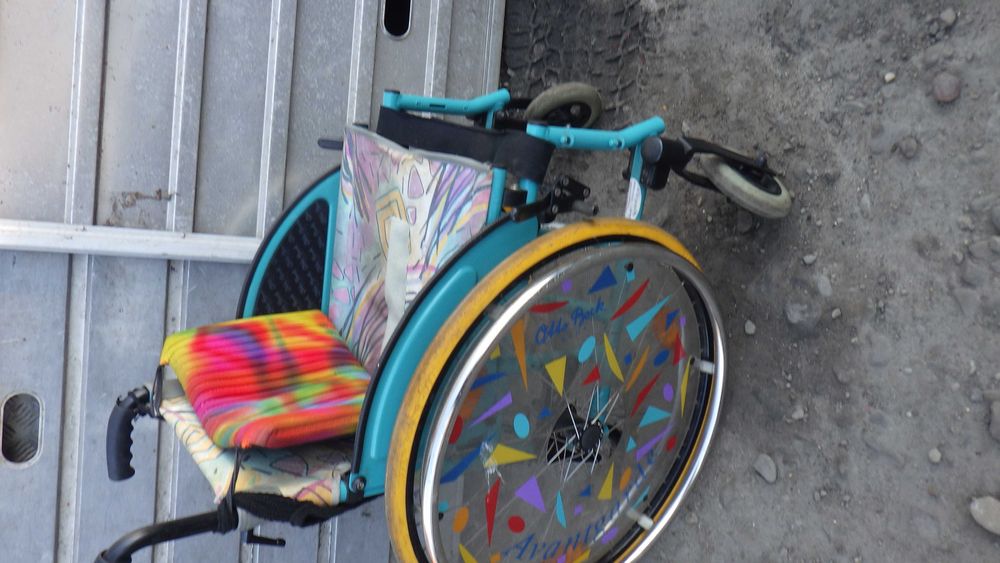 Elektryczny wózek Skladany