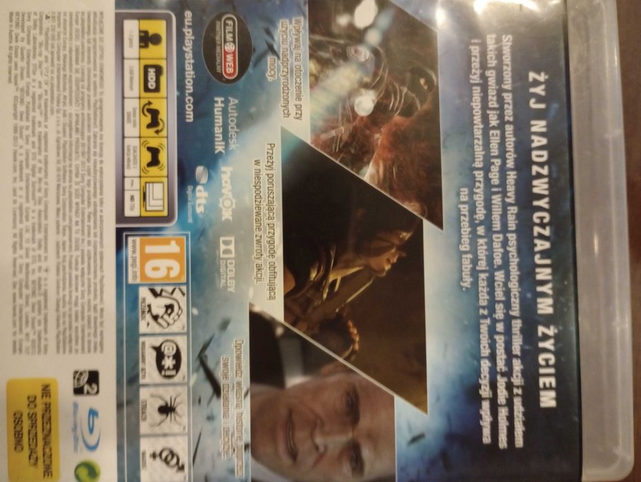PS3 Beyond Dwie Dusze Pl PlayStation 3