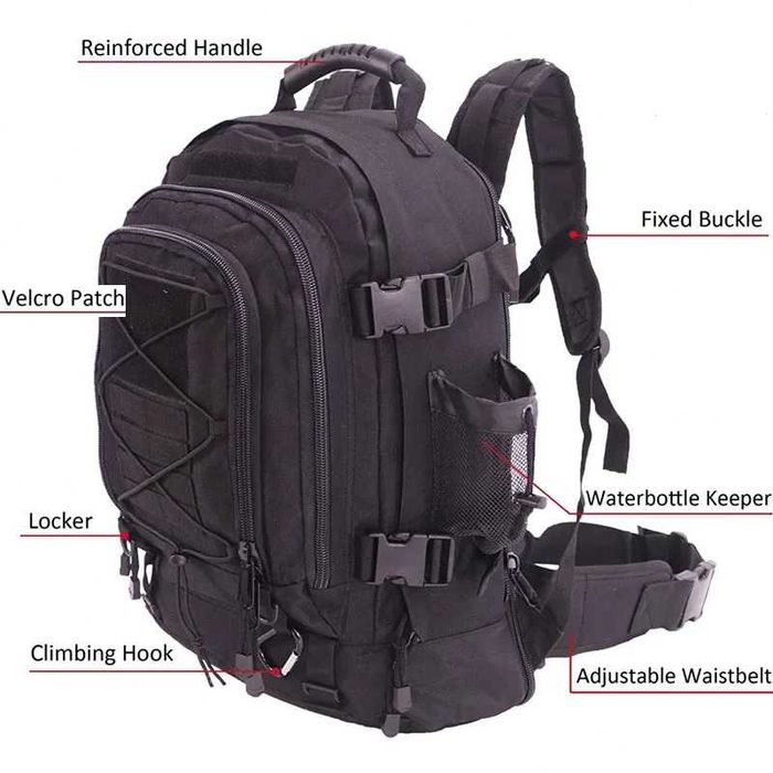 Mochila Tática Militar 40L/65L Novo Modelo!!