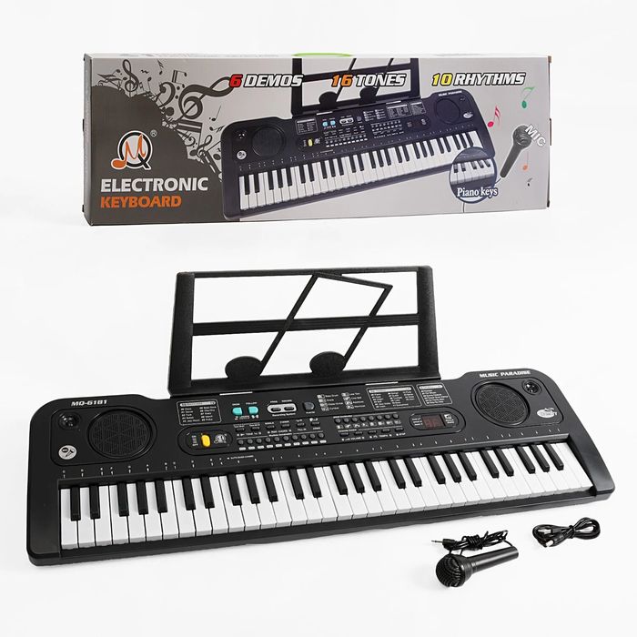 Піаніно дитяче, синтезатор дитячий LED екран,запис,тони,ритми,ефекти