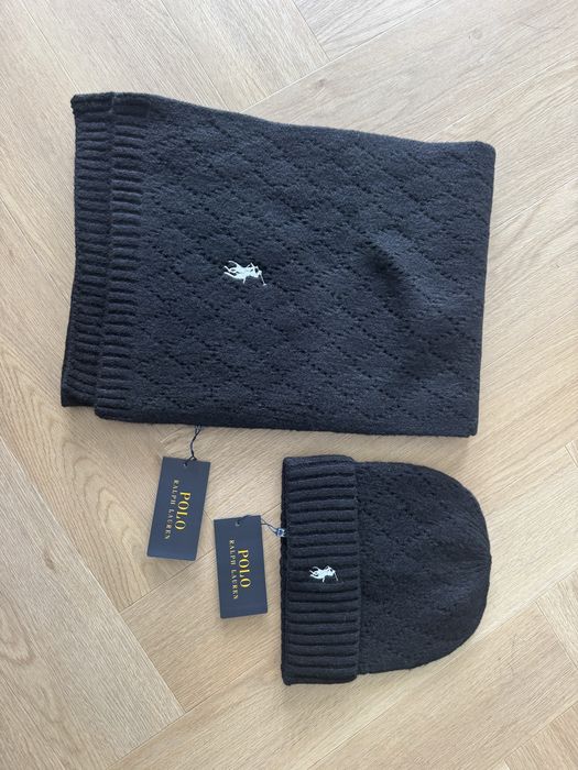 Zestaw czapka szalik komplet Polo Ralph Lauren