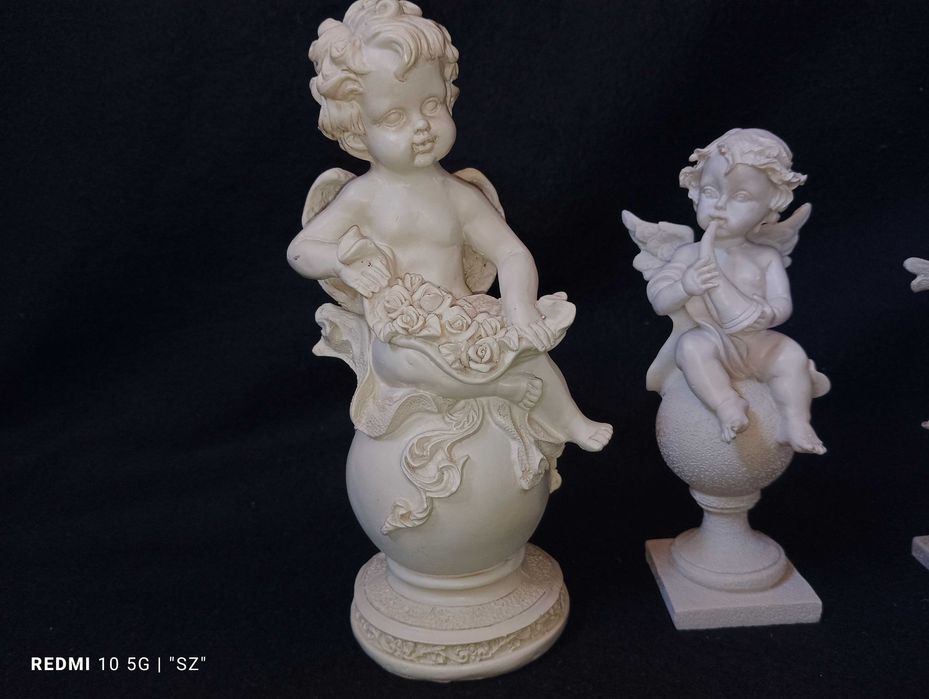 Anioły - aniołki - piękne figurki - 4 sztuki - Koln - (0,85 kg)