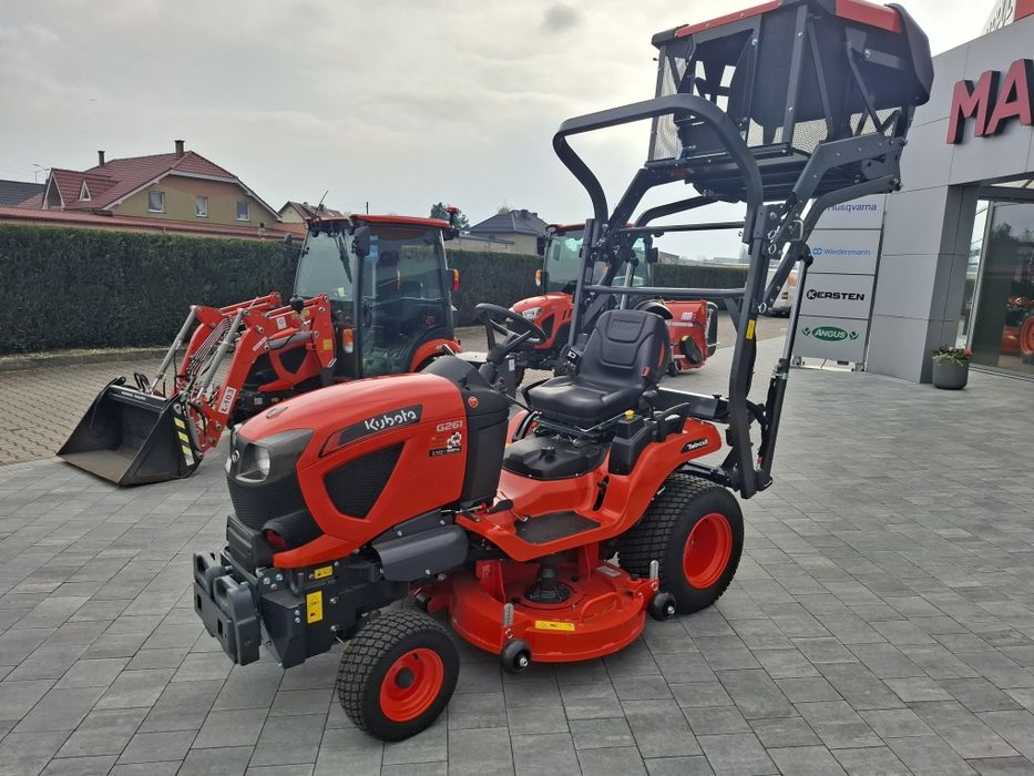 KUBOTA G261HD, 640L profesjonalna kosiarka komunalna RATY 0%