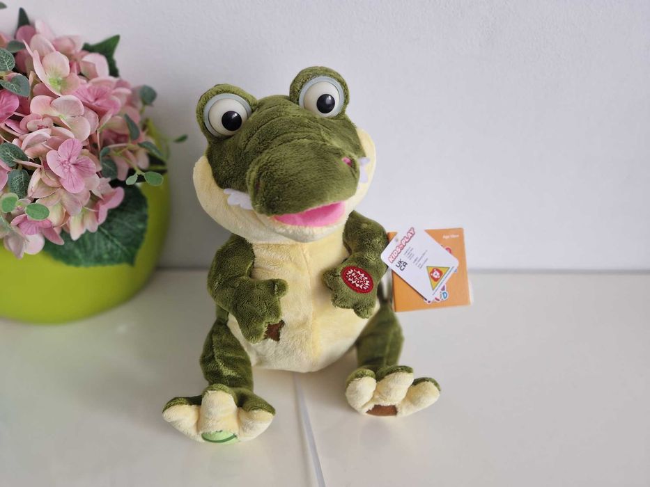 Interaktywny pluszak dla dzieci Śpiewa i tańczy krokodyl