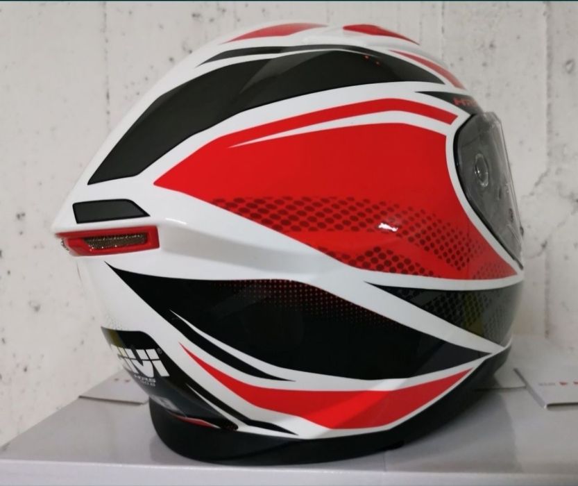 Capacete Integral Givi 50.6 Stoccarda Nero Rosso ( NOVOS )