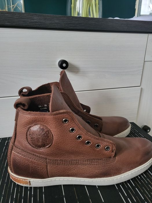 Skórzane botki damskie Blackstone r.40 skóra naturalna