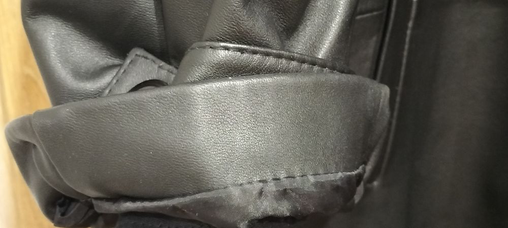 Płaszcz skórzany męski,ocieplany,rozm.XXL