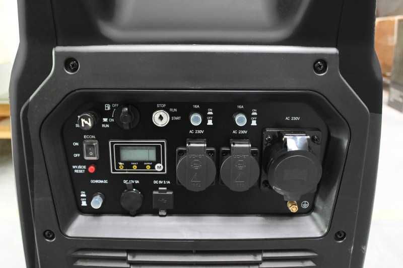 Generator Agregat Inwertorowy 6,6 kW E-start Pilot prądu prądotwórczy