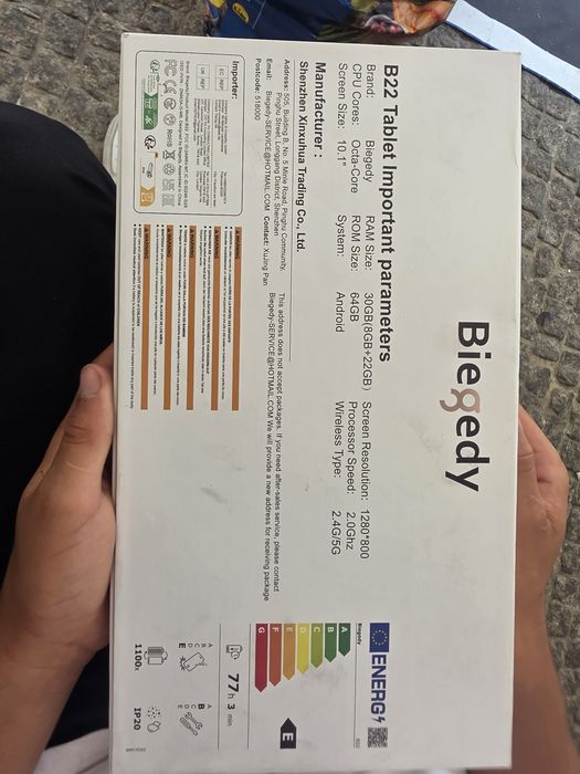 tablet Biegedy B22