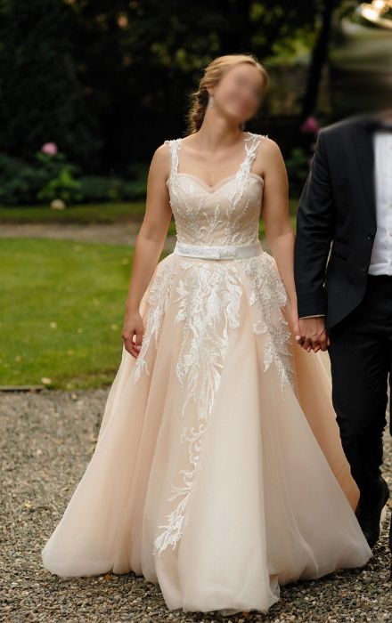 Suknia ślubna dwuczęściowa r.38