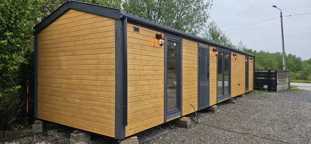 Domek drewniany całoroczny mobilny 41.5m2
