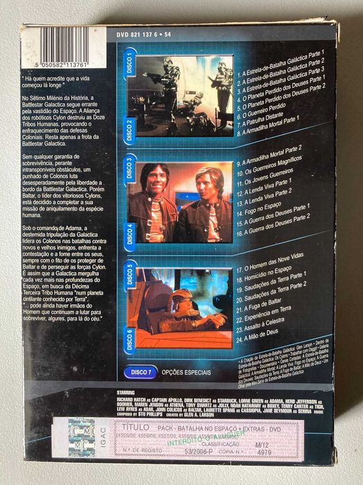 [DVD] Galactica: Batalha no Espaço (Battlestar Galactica) - Série Completa