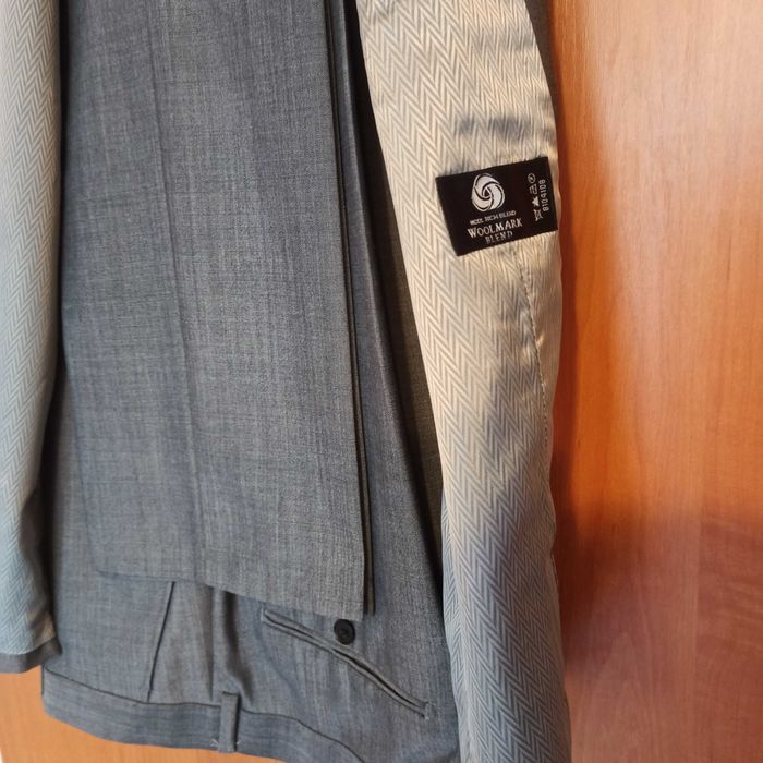 Next - garnitur męski szary - trzy częściowy - SLIM FIT !!!