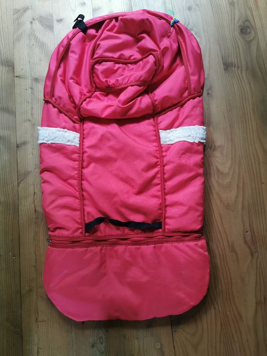 Spiworek do wózka, sanek wełna, duży