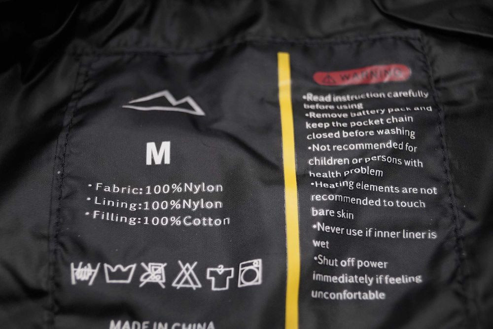 Heaed West Kamizelka grzana czarna M + powerbank 6000mAh USB