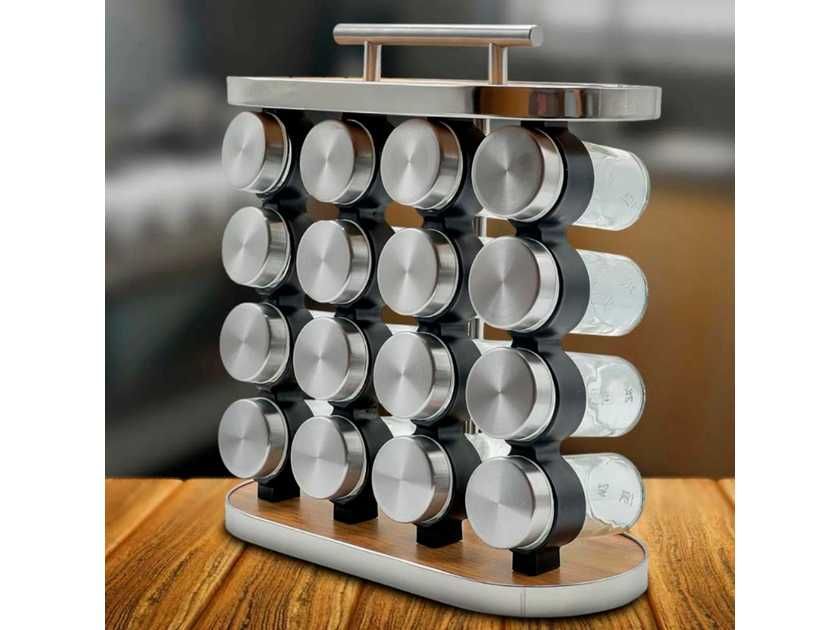 Спецовниця 16 ємностей Season Bottle, органайзер для спецій на кухню