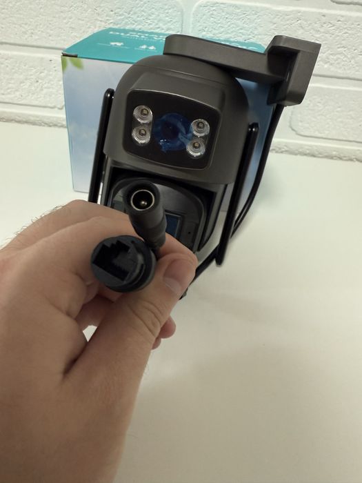 Зовнішня камера відеоспостереження 10мп A20Н подвійна камера O-Kam Pro