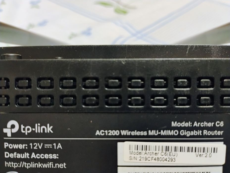 Router TP-Link Dual band AC1200 Archer C6