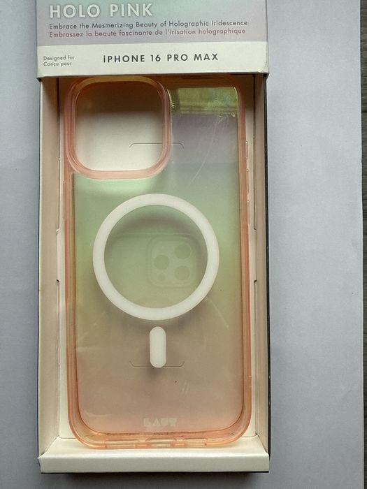 Чохол для iPhone Pro Max Holo pink від Laut