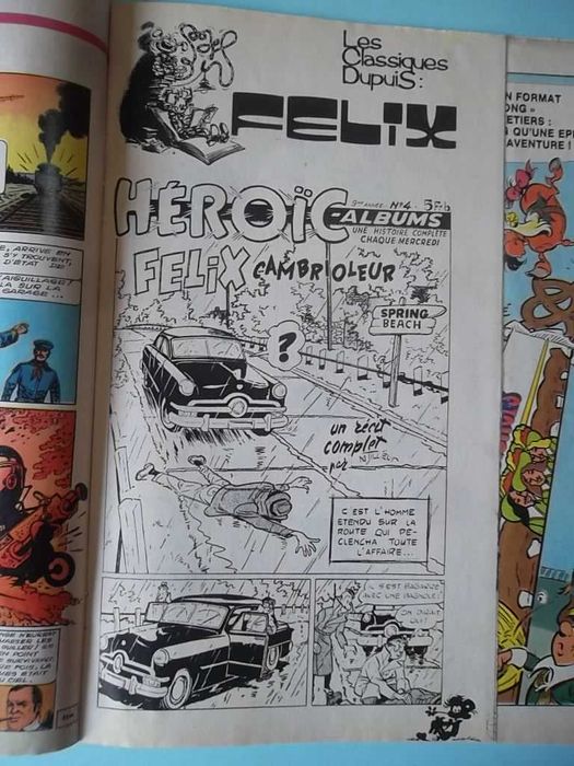 Revistas SPIROU em francês com suplementos.