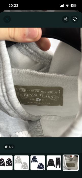 Denim tears кофта