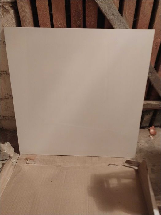 Gres szkliwiony rektyfikowany, biały 60x60