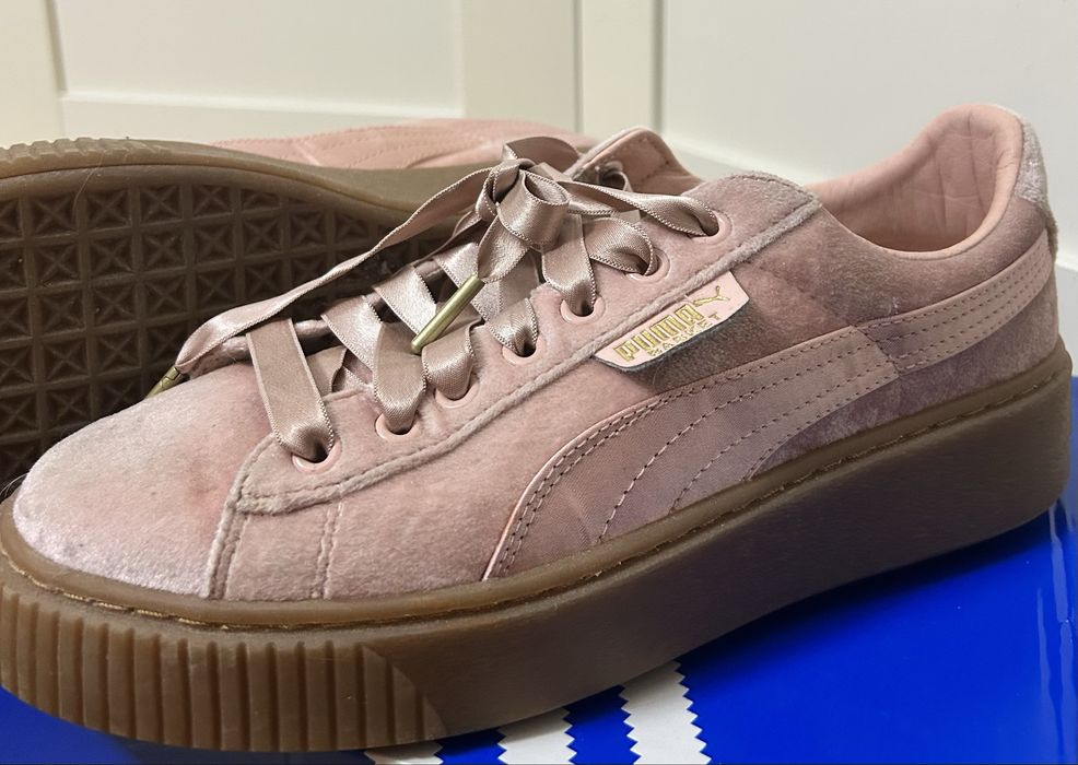 Puma Basket Platform Velvet, r. 39