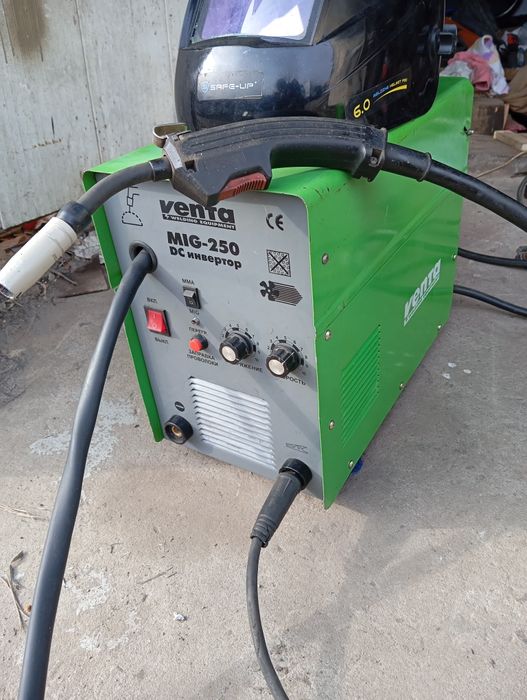 Напівавтоматичний зварювальний апарат Venta  MIG-250DC інверторна