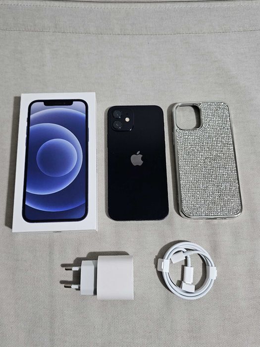 Iphone 12 128GB. 100% Bateria. Preto. Muito bom.