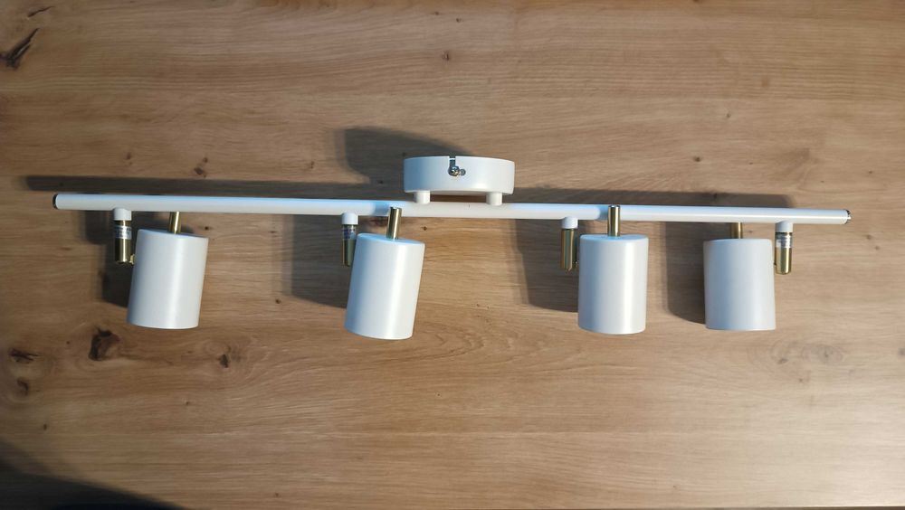 Kinkiet Verve 4 żarówkowy biały 4x370 lm 65 cm